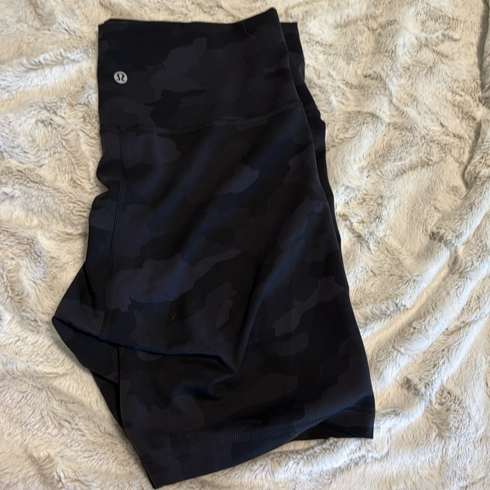lululemon athletica Black Camo Women's Shorts